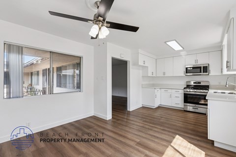 Floor plan for 2 beds, 1 bath
